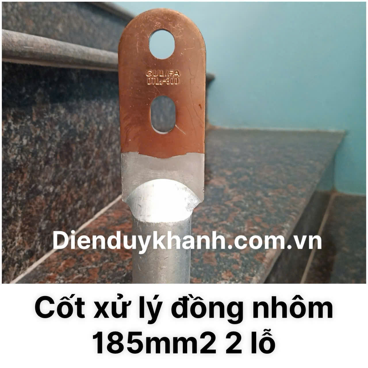 Đầu Cốt Xử Lý Đồng Nhôm 185mm2 2 Lỗ